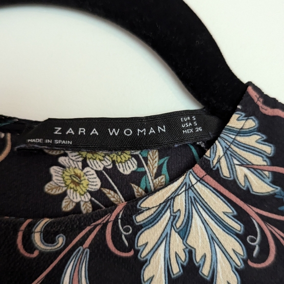 Zara Floral Dress Size Small - Picture 5 of 5